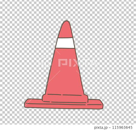 紅色三角錐 115963645