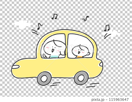 車でお出かけする親子 送り迎え レジャー 母親 息子 車でお出かけする親子 送り迎え レジャー 母親 息子 115963647