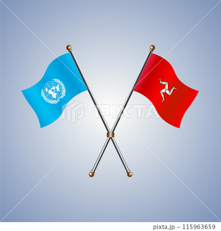 United Nations and Isle of Man flags relations 115963659