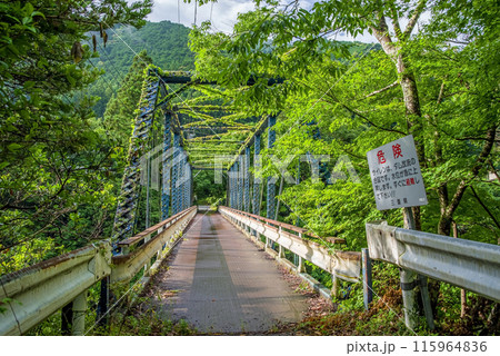 【領内橋】三重県大台町「領内峡」フォトスポット 115964836