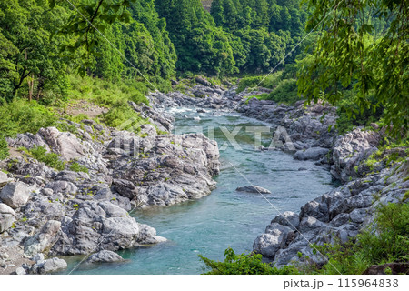 夏の渓谷美【宮川上流】三重県多気郡大台町 115964838
