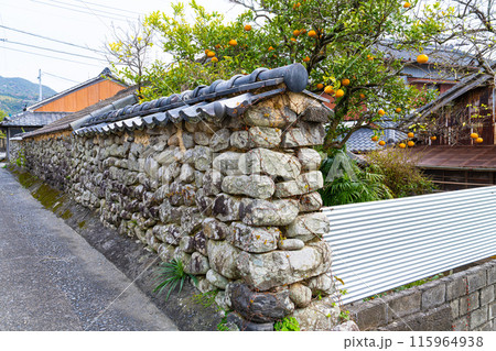 【重要伝統的建造物群保存地区】吉良川町　イシグロと街並み4　高知県室戸市 115964938