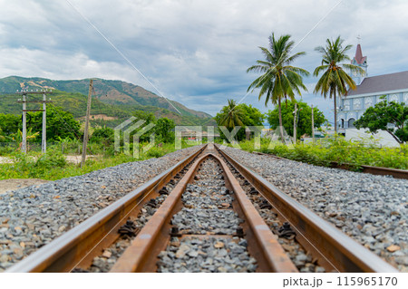 The old railway track. The old railway track. 115965170