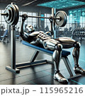 AI生成　ベンチプレス 115965216