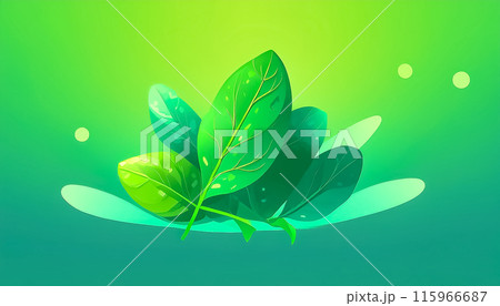 CGイラスト ほうれん草のイメージイラスト CGイラスト ほうれん草のイメージイラスト 115966687