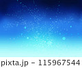 海のような幻想的で青い空間背景 115967544