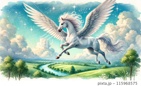 ペガサスのイラスト素材 [115968575] - PIXTA