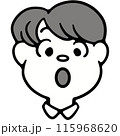 「お」の口型のイラスト 115968620