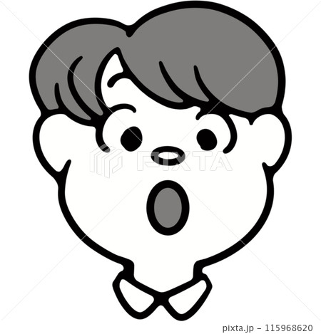 「お」の口型のイラスト 115968620