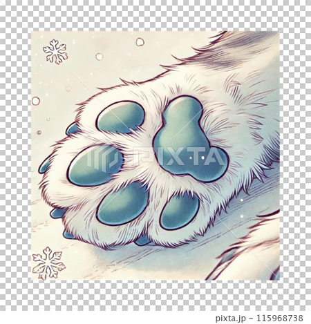 爪爪扇生成人工智慧插圖 爪爪扇生成人工智慧插圖 115968738