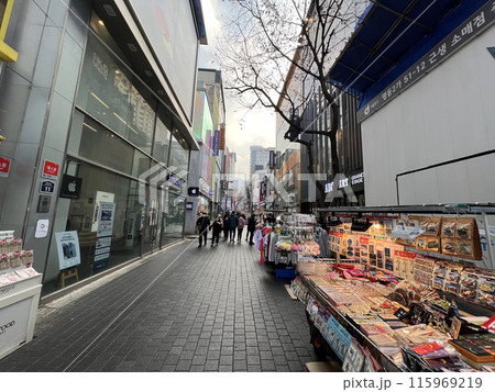 韓国ソウル｜明洞メインストリート 115969219