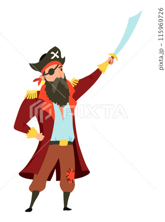 Pirate board game element. Design element to create game or illustration. Fantasy area items. Vector cartoon colored hand drawn illustration Pirate board game element. Design element to create game or illustration. Fantasy area items. Vector cartoon colored hand drawn illustration 115969726
