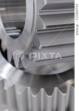 Group of pinions, part of gear box or servo mechanism Group of pinions, part of gear box or servo mechanism 115969783