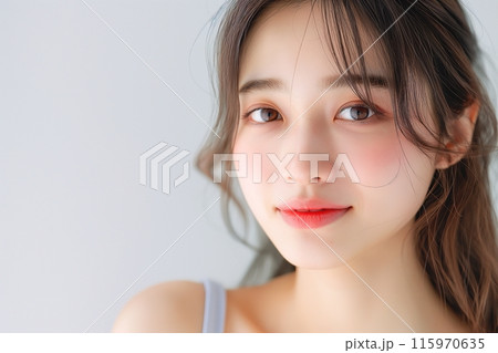 美しい肌の女性・スキンケア「AI生成画像」 美しい肌の女性・スキンケア「AI生成画像」 115970635