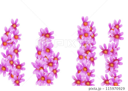 溝萩（ミソハギ）の花のカード1 115970929