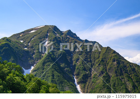 (群馬県)天神尾根より望む谷川岳の絶景 (群馬県)天神尾根より望む谷川岳の絶景 115975015