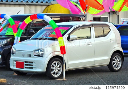 中古車イメージ 販売店に並ぶ車 スズキアルト 中古車イメージ 販売店に並ぶ車 スズキアルト 115975290