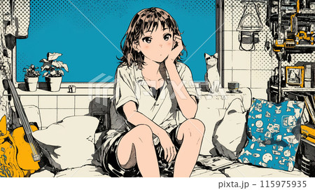どうでも良い気分の女の子