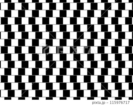 歪んで見える錯視 歪んで見える錯視 115976717