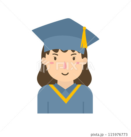 Hand drawn graduation illustration  115976773