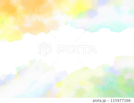 アブストラクト, オレンジ,秋,紅葉,ピンク, 水彩,質感, 光, 色, 明るい, 模様, ボケ,  115977166