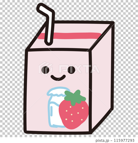 パックのいちごオレ 115977293