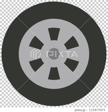 車のタイヤ 115977875