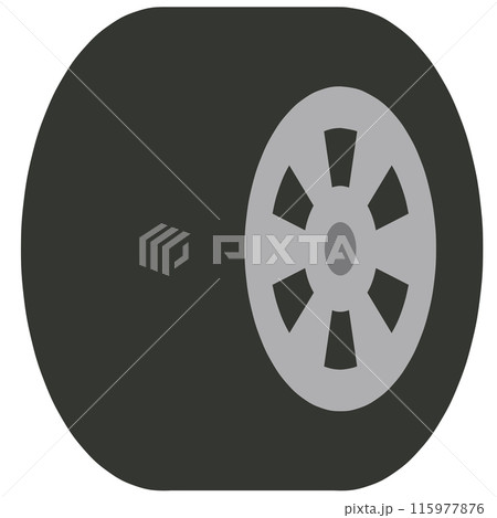 車のタイヤ 車のタイヤ 115977876