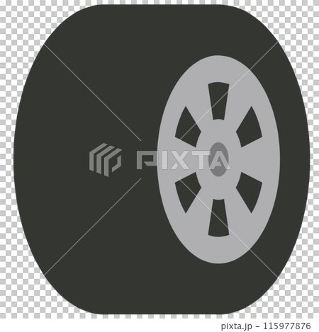 車のタイヤ 車のタイヤ 115977876