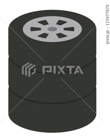 車のタイヤ 車のタイヤ 115977878