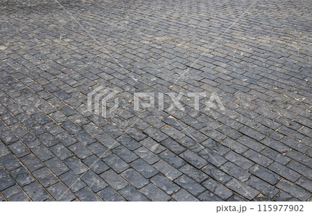 Abstract background from old paving stones. Abstract background from old paving stones. 115977902