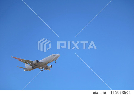 [愛知県]名古屋空港での航空機 115978606