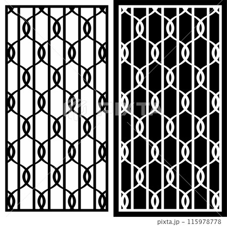 vector abstract laser cutting motif pattern 115978778