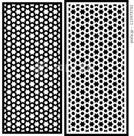 vector abstract laser cutting motif pattern 115978792