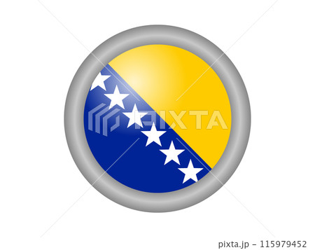 世界の国旗　ボスニアヘルツェゴビナのアイコン 115979452