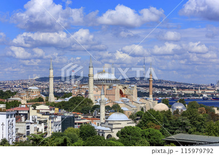アヤソフィアとイスタンブール旧市街 115979792