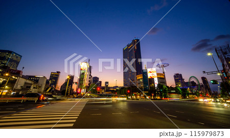 東京水道橋 夜景 2024 115979873