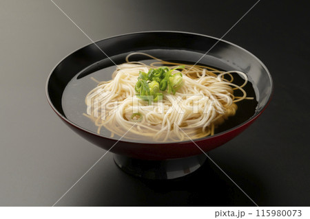 入麺,にゅうめん,煮麺,温かいそうめん 115980073