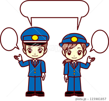 駅員、案内 115981857