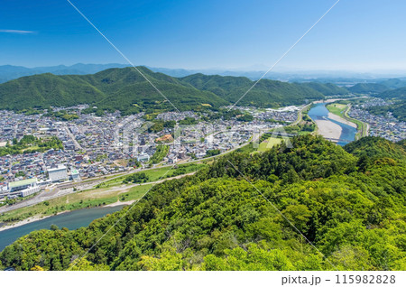 【岐阜城】天守閣展望台から望む大パノラマ 115982828