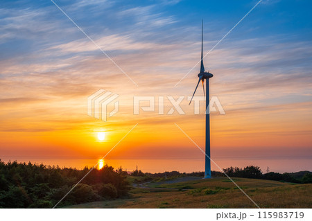 仁賀保高原（夕景） 115983719