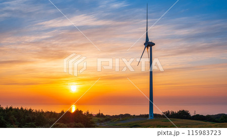 仁賀保高原（夕景） 115983723
