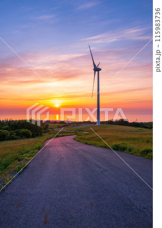 仁賀保高原（夕景） 115983736
