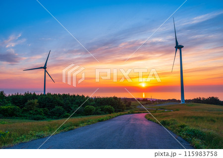 仁賀保高原(夕景) 仁賀保高原(夕景) 115983758