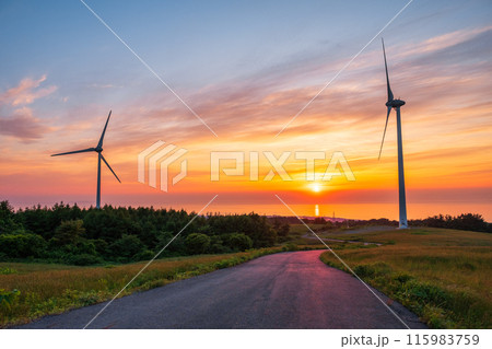 仁賀保高原(夕景) 仁賀保高原(夕景) 115983759