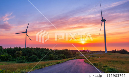 仁賀保高原(夕景) 仁賀保高原(夕景) 115983763