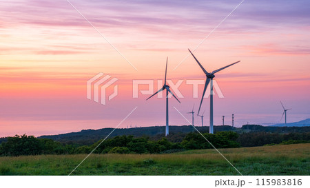 仁賀保高原(夕景) 仁賀保高原(夕景) 115983816