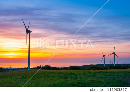 仁賀保高原(夕景) 仁賀保高原(夕景) 115983827