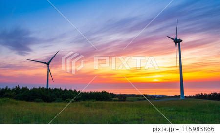 仁賀保高原(夕景) 仁賀保高原(夕景) 115983866