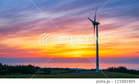 仁賀保高原(夕景) 仁賀保高原(夕景) 115983905